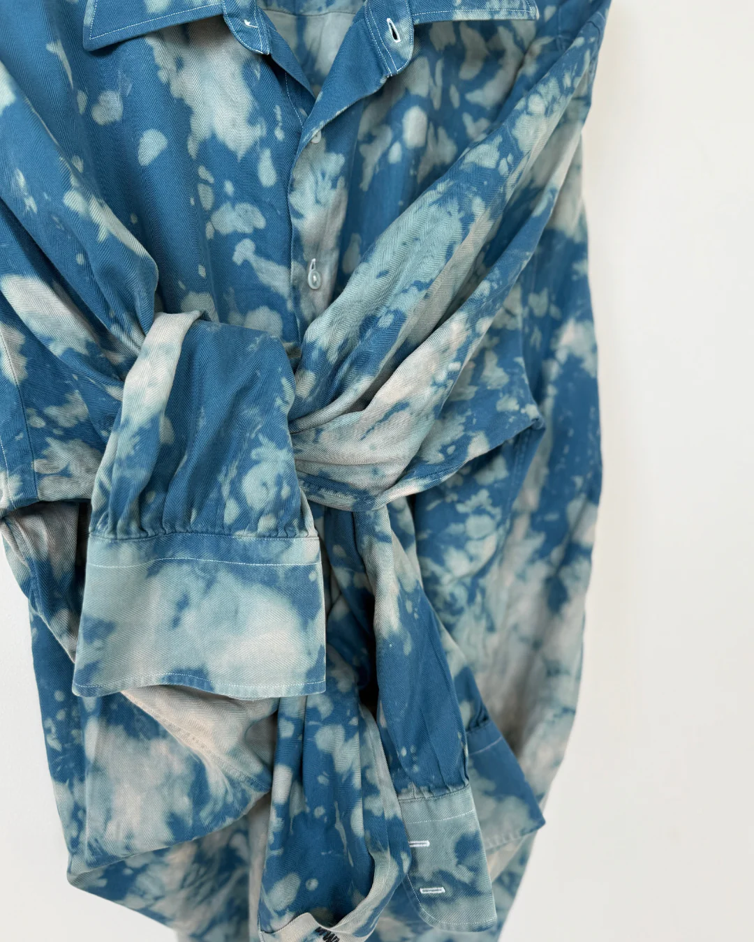 HOT SPRINGS HERRINGBONE FLOWY BUTTON UP - Image 5
