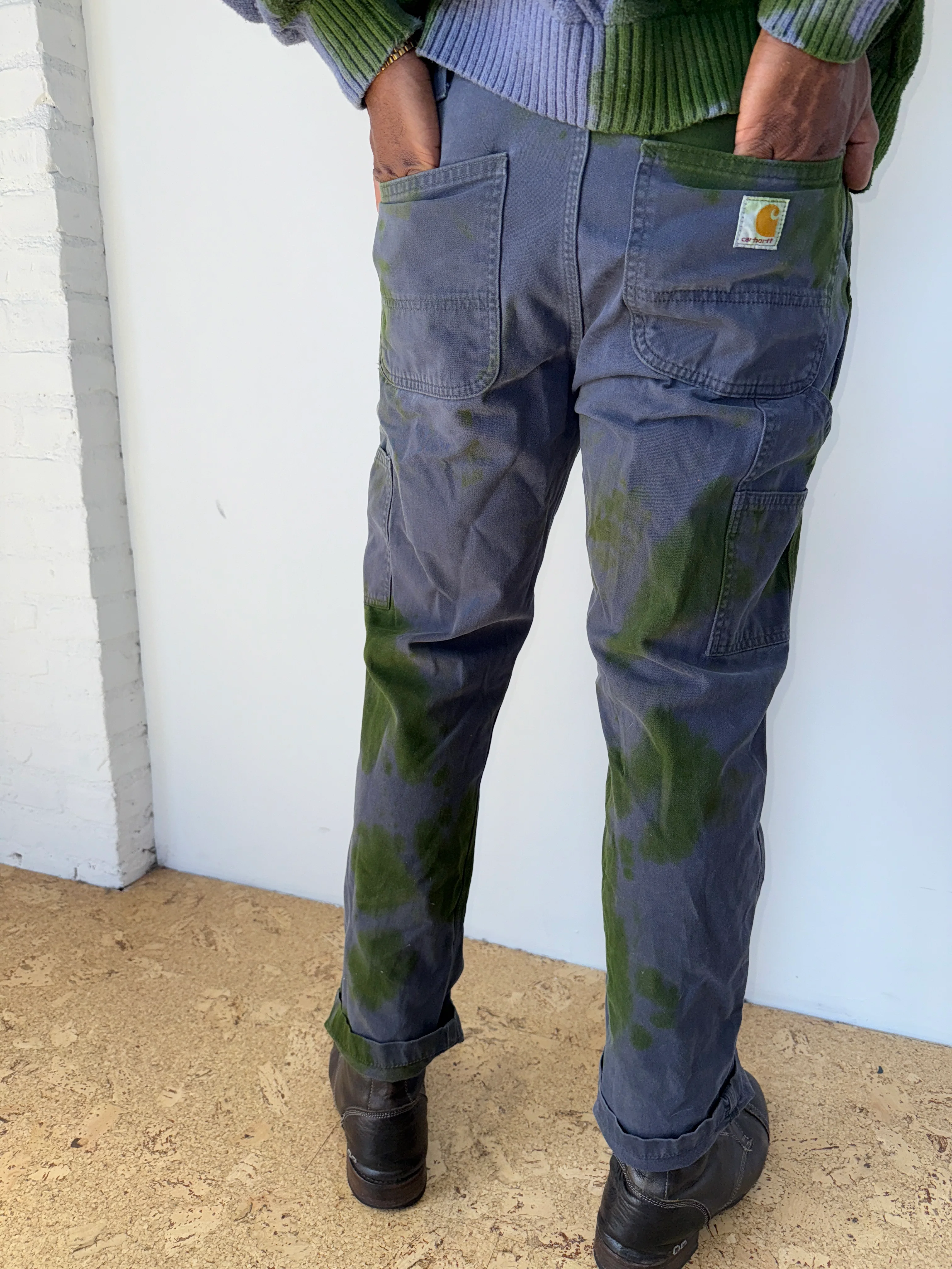 JUNIPER BERRY TIE DYE WORK PANT - Image 4