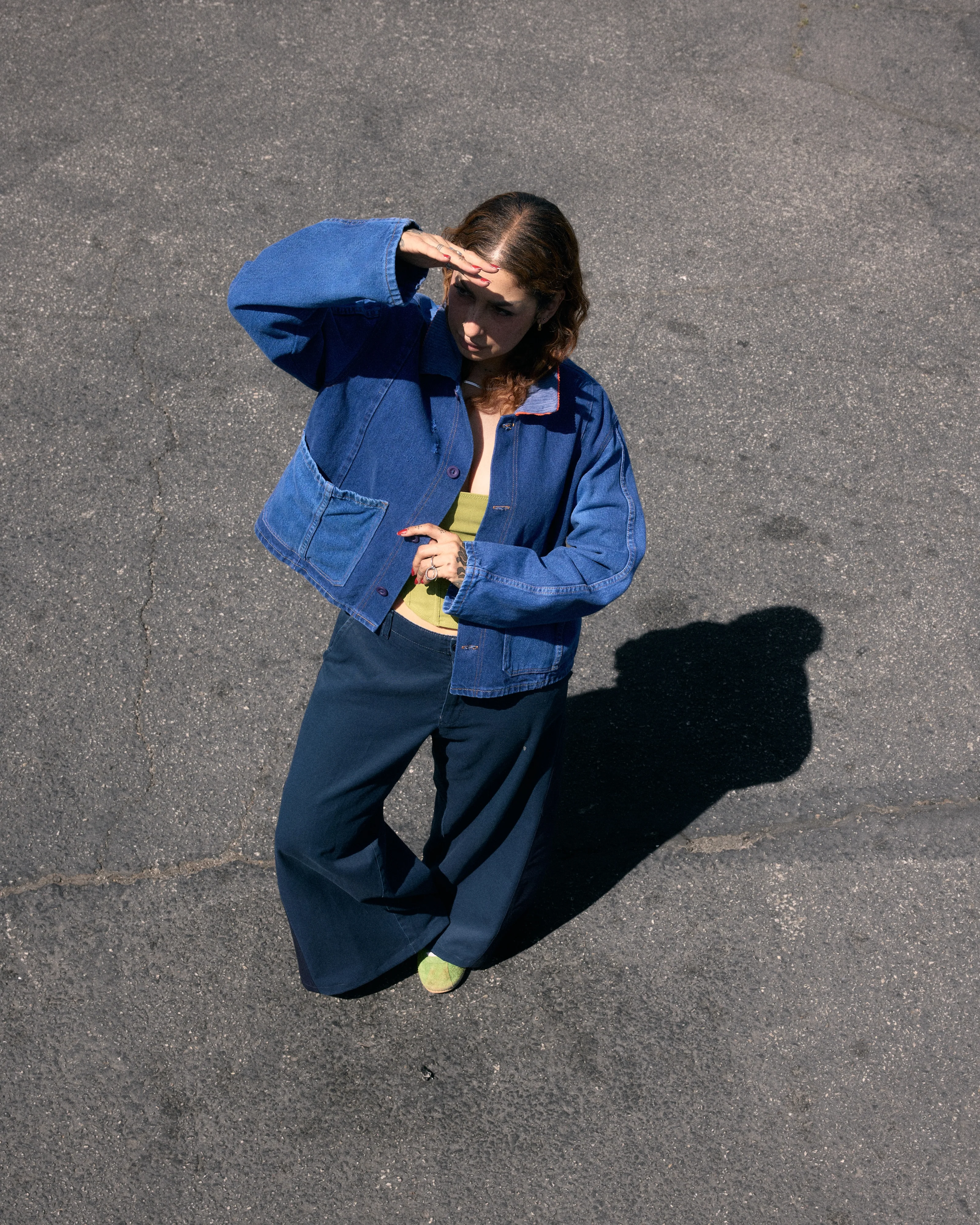 PAINT CHIP DENIM COAT 008 - Image 3