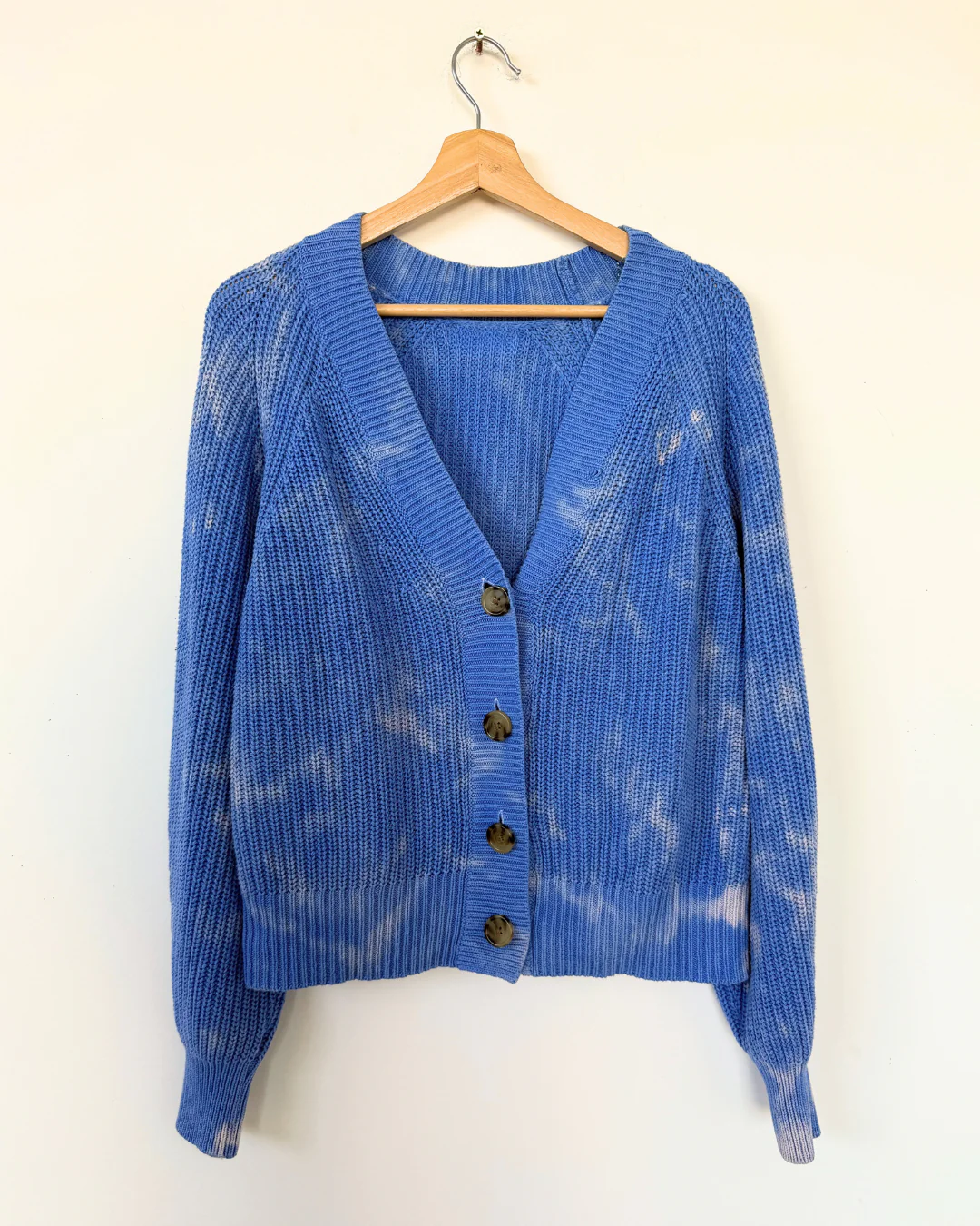PAINT CHIP COTTON CARDIGAN