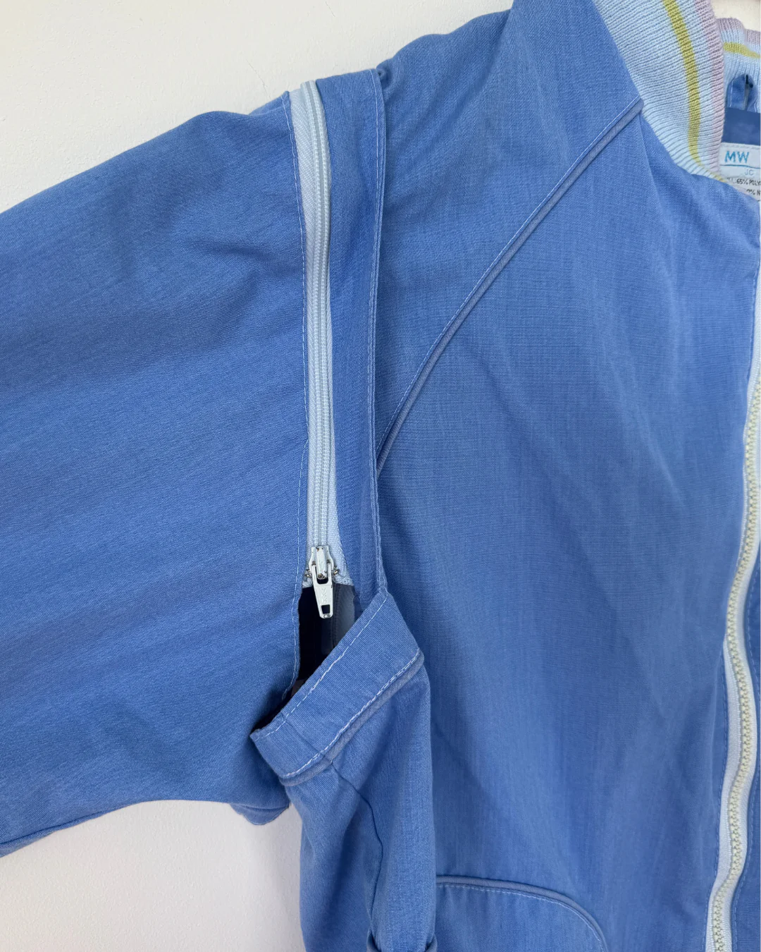 VINTAGE JCPENNY VEST to JACKET in PAINT CHIP - Image 2