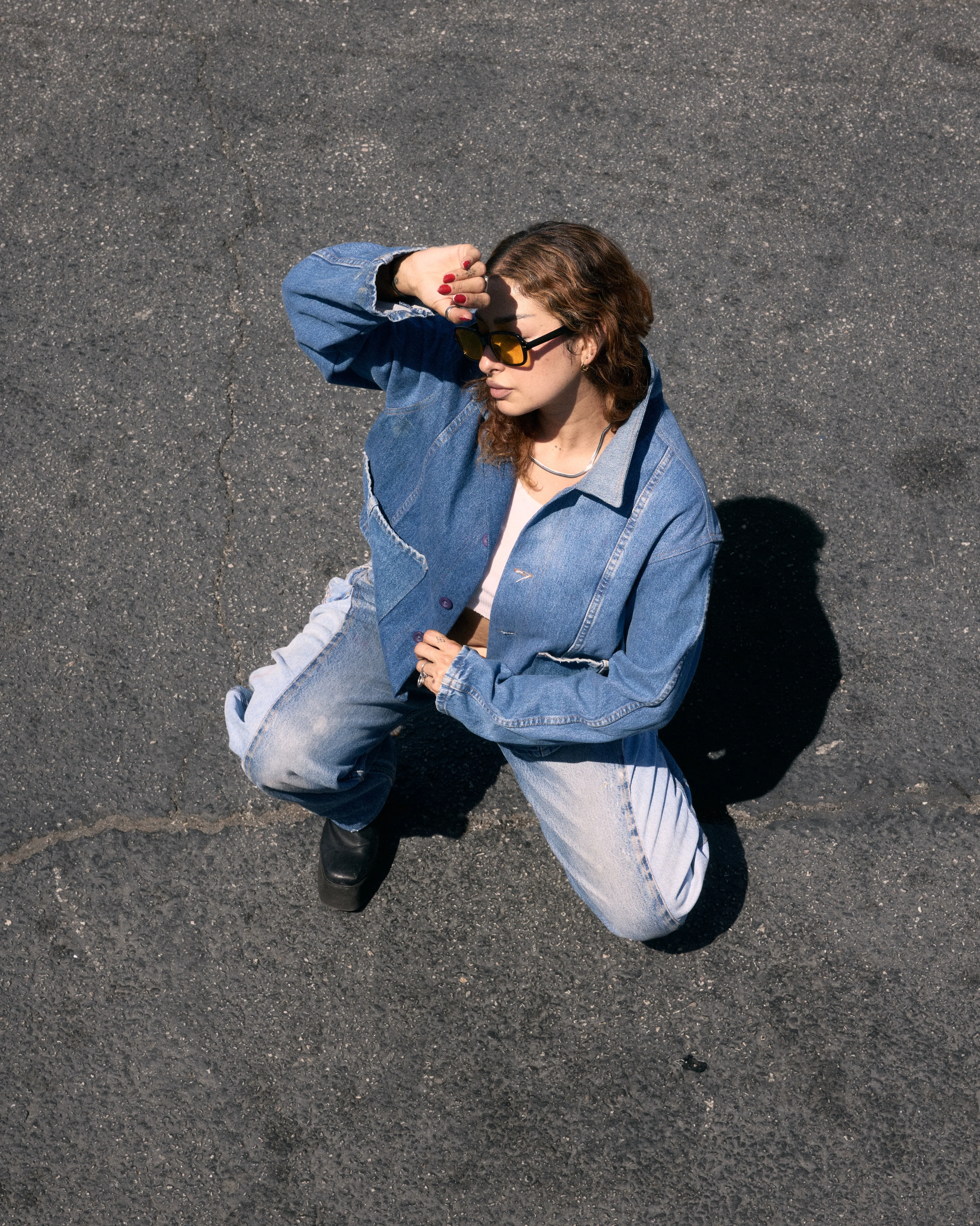 REWORKED DENIM JACKET 006 - Image 4