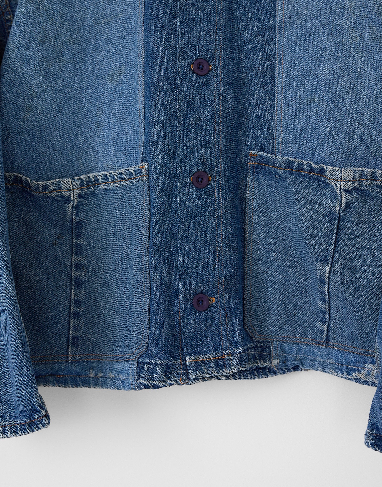 REWORKED DENIM JACKET 007 - Image 4