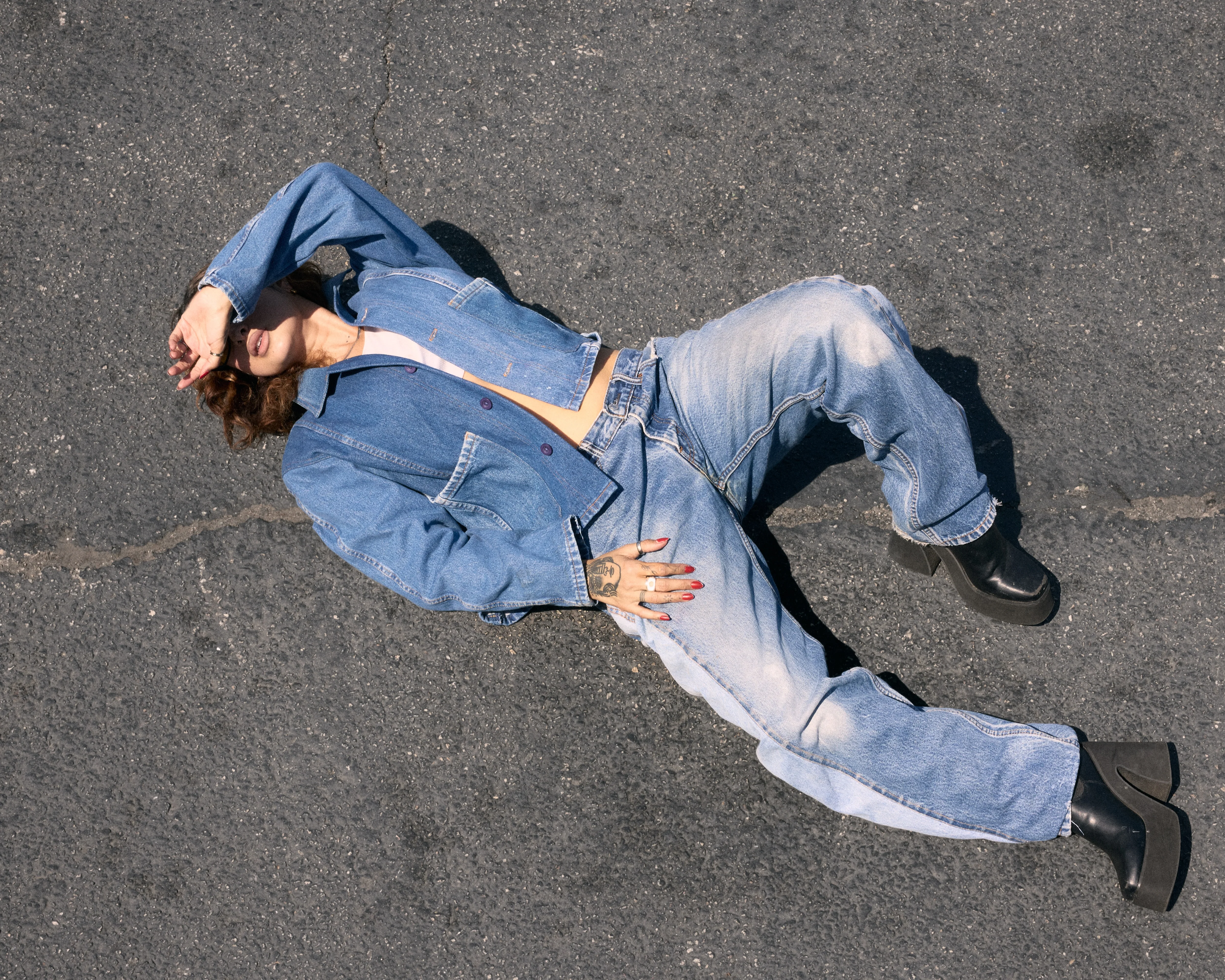 REWORKED DENIM JACKET 008 - Image 3