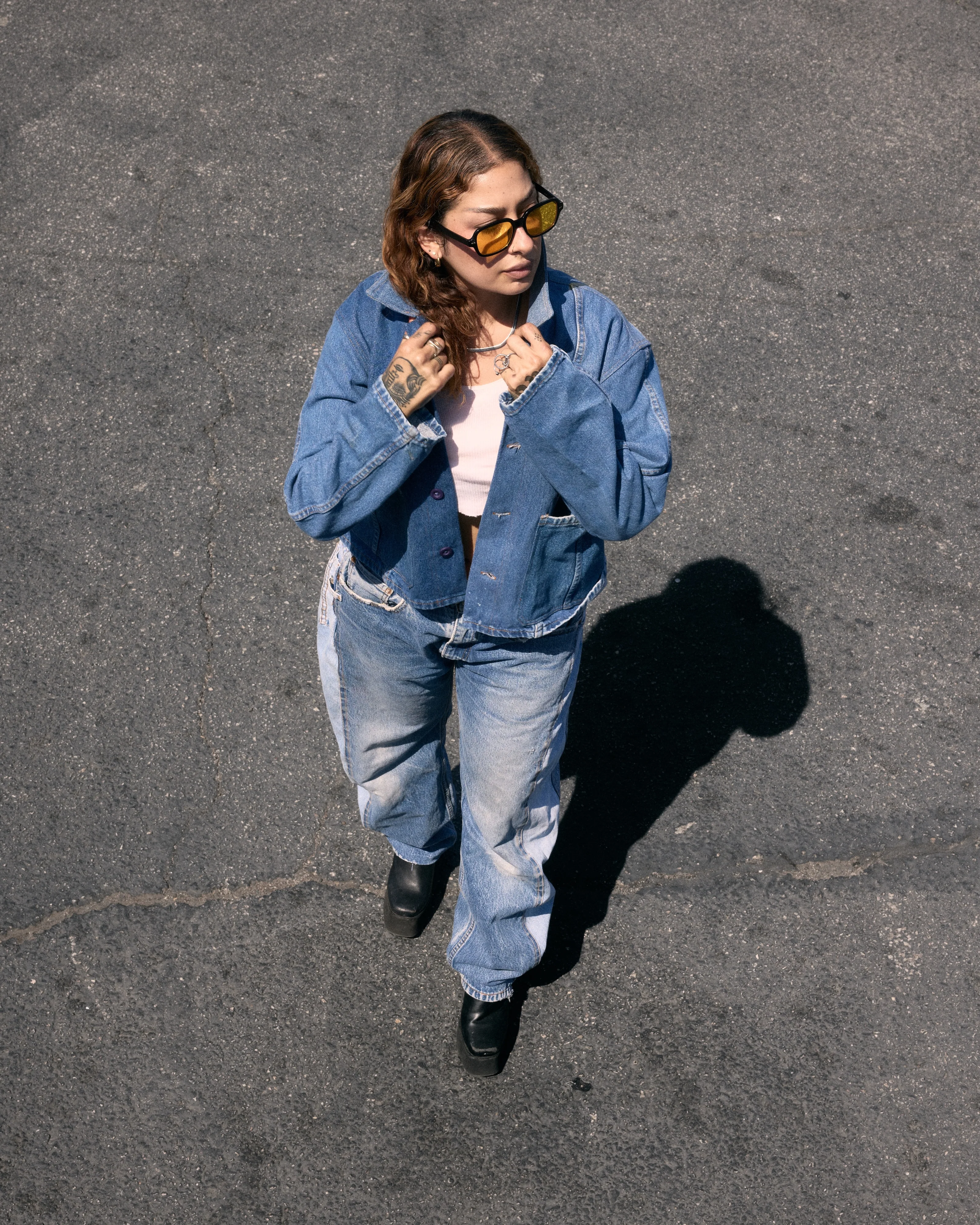 REWORKED DENIM JACKET 010 - Image 2