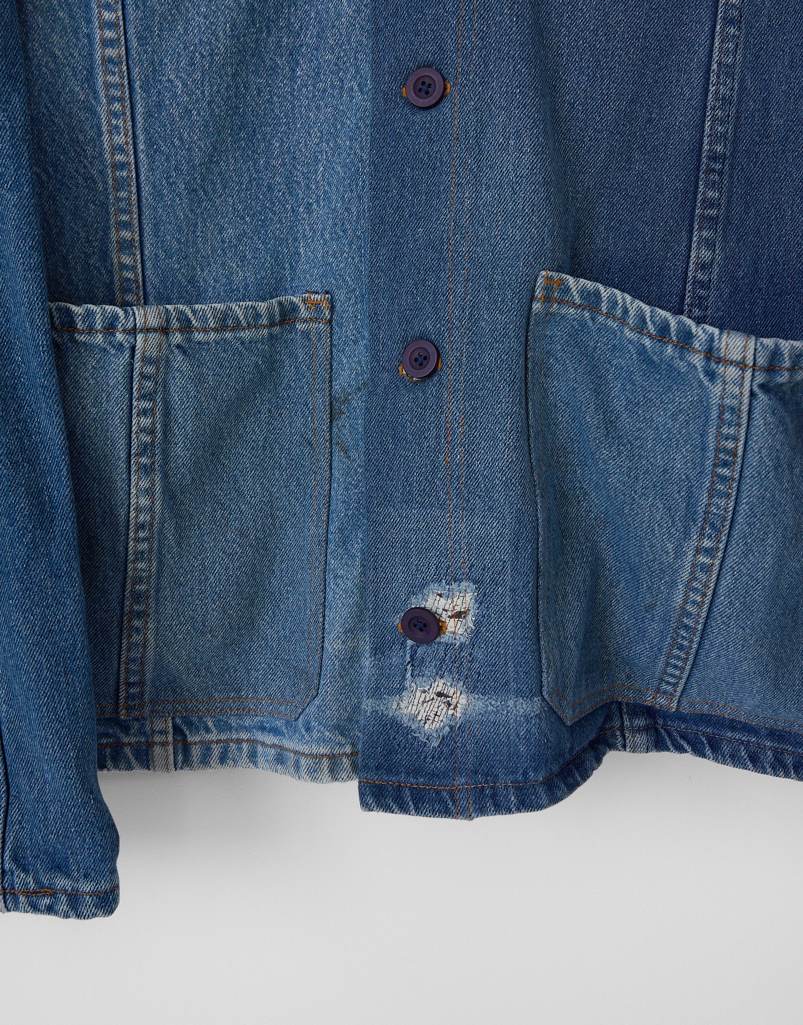 REWORKED DENIM JACKET 011 - Image 3
