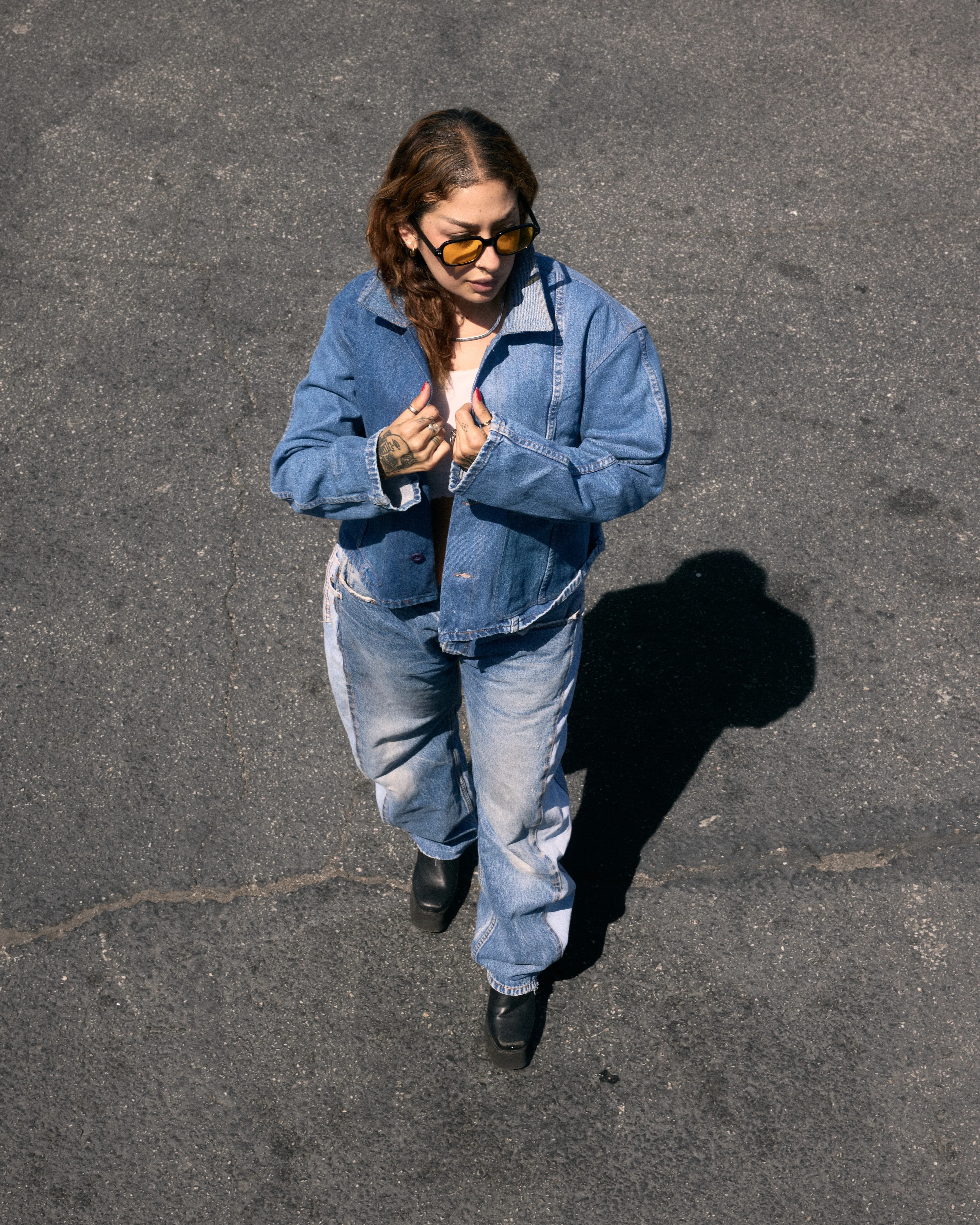 REWORKED DENIM JACKET 011 - Image 4