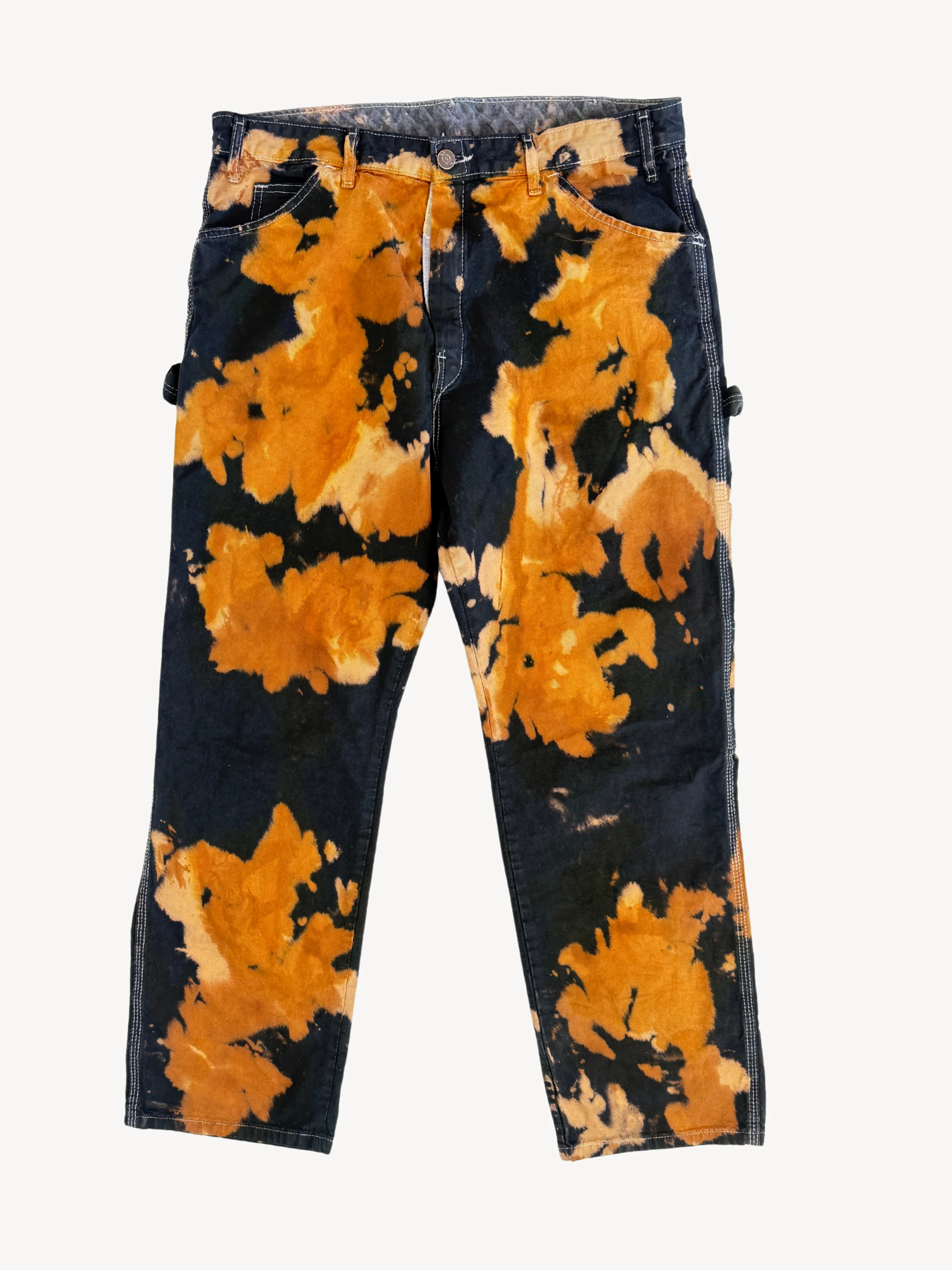 TORTOISESHELL TIE DYE WORK PANT