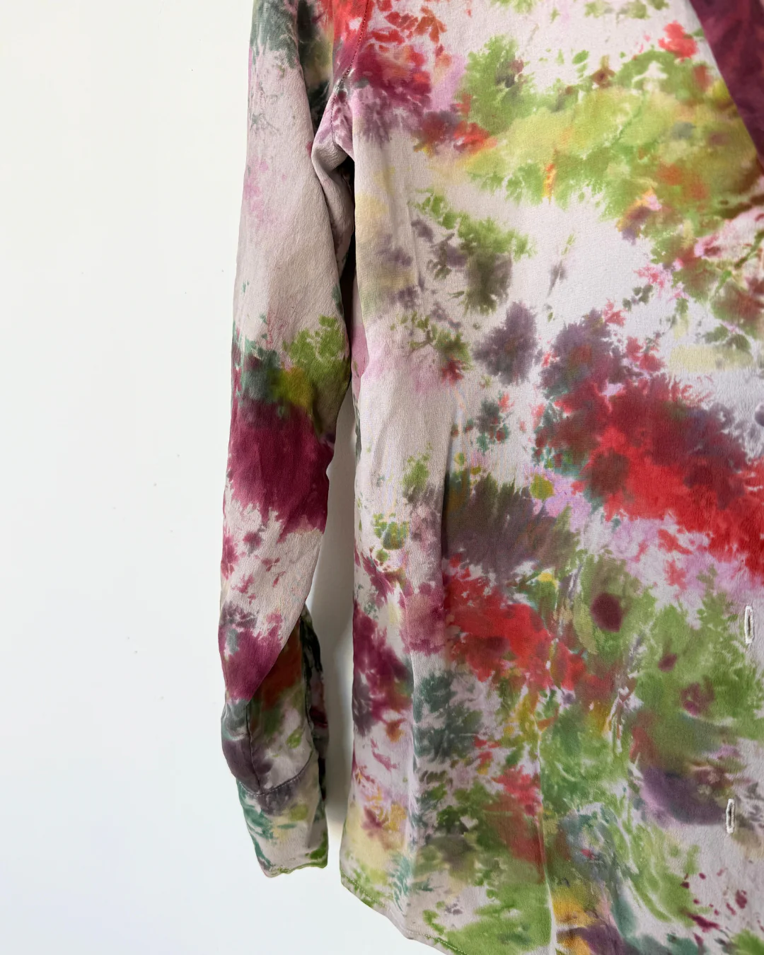 WILDFLOWER SILK BUTTON UP - Image 2