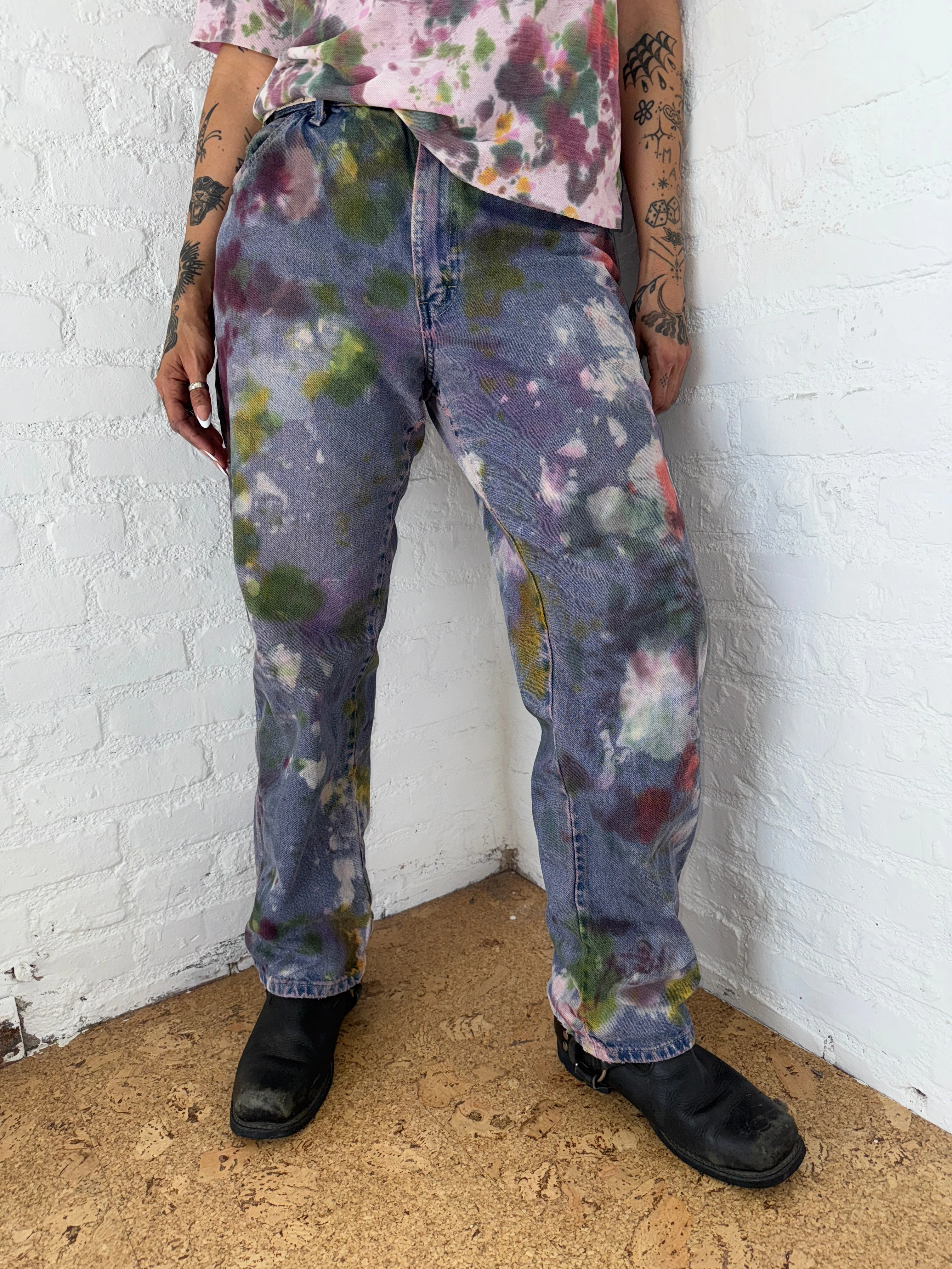 DOUBLE KNEE WILDFLOWER DICKIES - Image 4