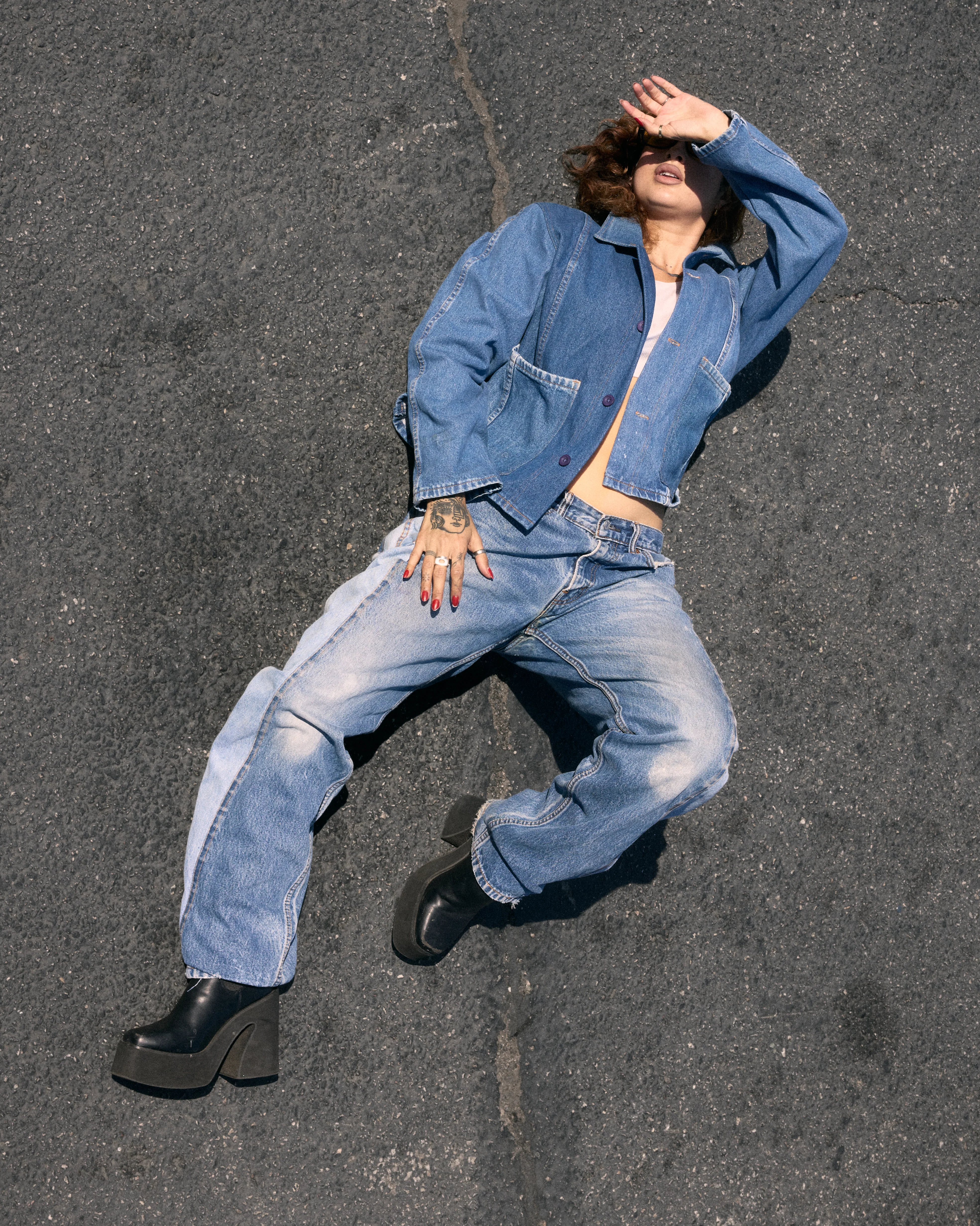 REWORKED DENIM JACKET 001 - Image 3